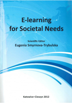 E - learning for societal needs