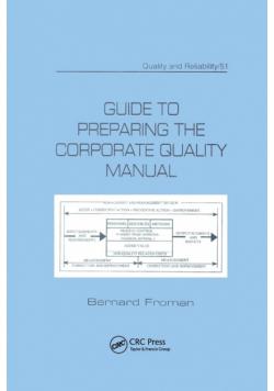 Guide to Preparing the Corporate Quality Manual