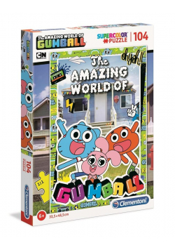 Puzzle 104 Super kolor Gumball