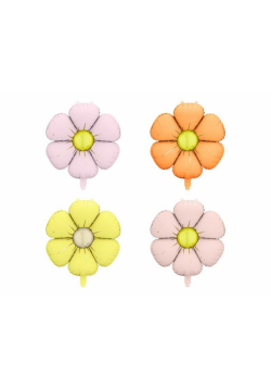 Balony foliowe do girland Stokrotki 65cm 4szt