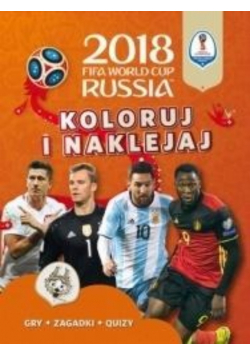 FIFA World Cup 2018 Russia Koloruj i naklejaj