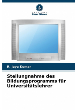 Stellungnahme des Bildungsprogramms für Universitätslehrer