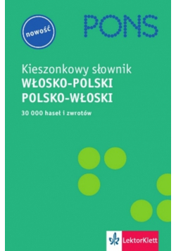 PONS Kieszonkowy słownik polsko-włoski, włosko-polski