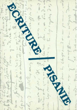 Ecriture/Pisanie