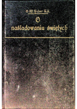 O naśladowaniu świętych 1928 r.