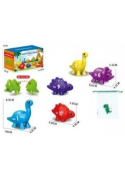 Gra Montessori: Dinozaury Cyferki