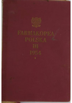Farmakopea Polska III 1954