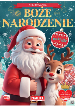 Kolorowanka Boże Narodzenie z naklejkami
