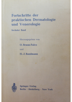 Fortschritte der praktischen Dermatologie und Venerologie