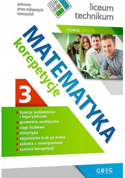 Matematyka - korepetycje, liceum Część 3