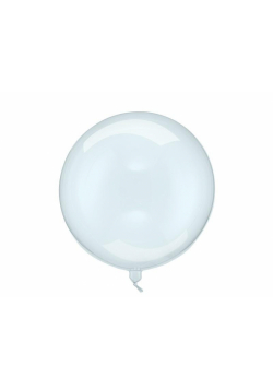 Balon Kula transparentny niebieski 40cm