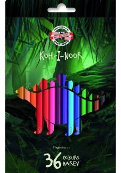 Kredki Dino 36 kolorów