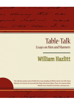Table-Talk, Essays on Men and Manners
