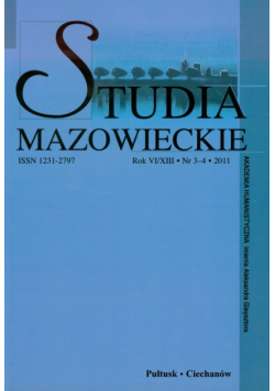 Studia mazowieckie rok VI/XIII nr 3-4 2011