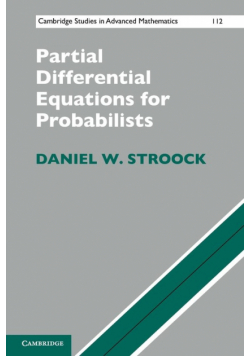 Partial Differential Equations for Probabilists