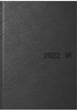 Kalendarz 2022 książkowy 15x21 DTP European czarny