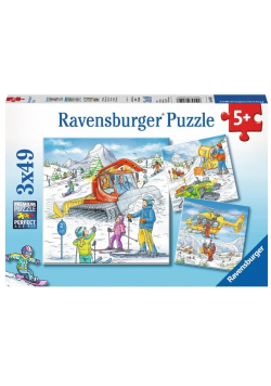 Puzzle 3x49 Śnieżna przygoda