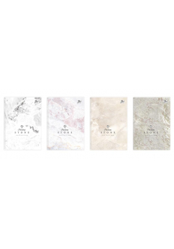 Brulion A5/96K kratka Metallic Stone (5szt)