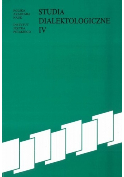 Studia Dialektologiczne IV