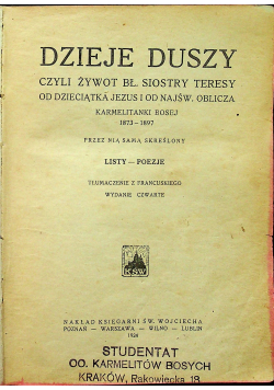 Dzieje duszy 1924 r