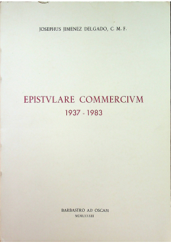 Epistvlare Commercivm 1937 1983