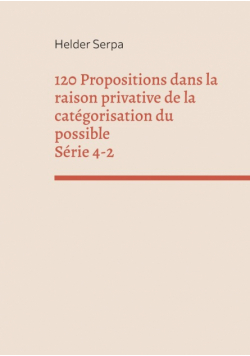 120 Propositions dans la raison privative de la catégorisation du possible - Série 4-2