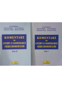 Komentarz do ustawy o gospodarce nieruchomościami tom I i II