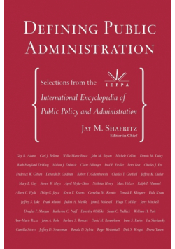 Defining Public Administration