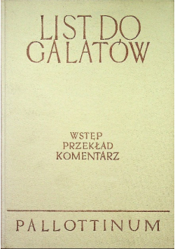 List do Galatów