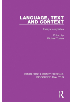 Language, Text and Context