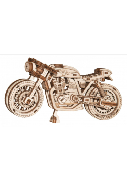 Drewniany zestaw mechaniczny Cafe Racer