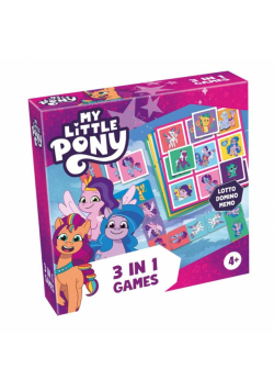 My Little Pony 3w1 Lotto, Domino, Memo