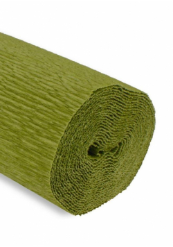 Krepina 50x250cm 180g zielony antyczny