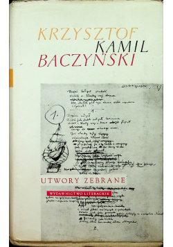 Baczyński utwory zebrane