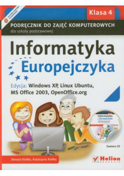 Informatyka Europejczyka 4 Podręcznik z płytą CD