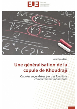 Une généralisation de la copule de khoudraji
