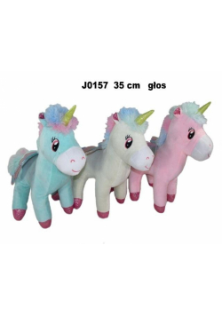 Jednorożec z głosem 35cm MIX