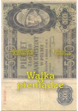 Walka o pieniądze