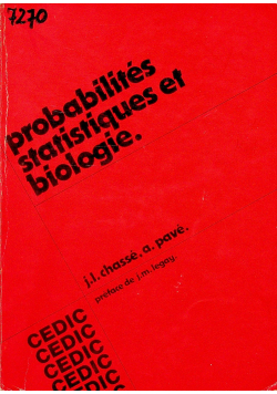 Probabilites statistiques et biologie