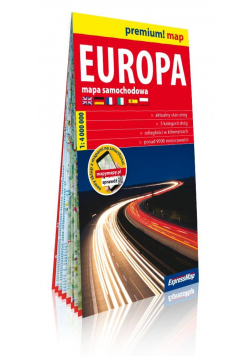 Premium! map Europa 1:4 000 000 mapa w.2019