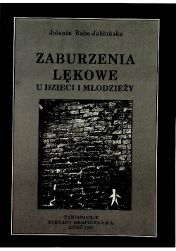 Zaburzenia lękowe u dzieci i młodzieży