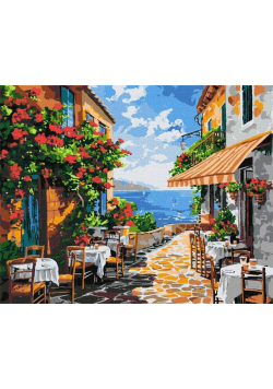 Malowanie po numerach - Cichy zakątek 40x50cm