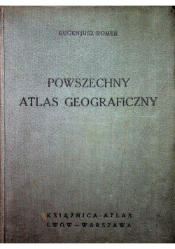 Powszechny atlas geograficzny 1938 r.