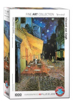 Puzzle 1000 Nocka kafejka, Vincent van Gogh