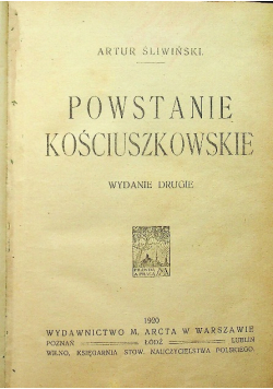 Powstanie Kościuszkowskie 1920 r.