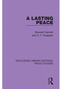 A Lasting Peace