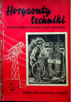 Horyzonty techniki 12 numerów ok 1948 r.