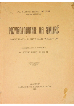 Przygotowanie na śmierć 1928 r.