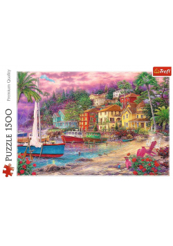 Puzzle 1500 Na złotych brzegach TREFL
