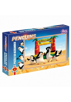 Puzzle 60 - Pingwiny z Madagaskaru. ALEX